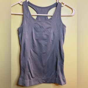 Gray Tank with Shelf Bra